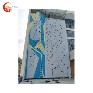 Building Rock Climbing Wall Outdoor For Kids Adult Climbing