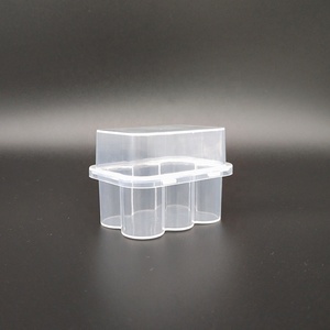 กล่องเก็บขวดพลาสติก 6 ช่อง ขนาด 3 มล. กล่องจัดเก็บตัวอย่างสำหรับการวิจัยในห้องปฏิบัติการ โซลูชั่นบรรจุภัณฑ์เครื่องสำอางและทางการแพทย์ - Product Image 6