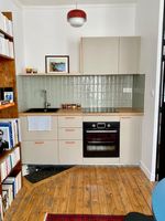 Seri kabinet mewah kelas atas kustom, ruang rumah besar, lemari pulau + Pulau marmer, Microwave bawaan, desain mewah