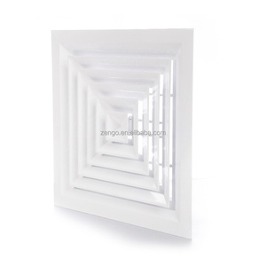 Nhà Sản Xuất Chất Lượng Cao Cung Cấp Khí Xả Thông Gió <span class=keywords><strong>Louver</strong></span> Van Không Khí Vent Valvesquare Không Khí Trần Khuếch Tán Cho Hệ Thống Hvac - Product Image 2