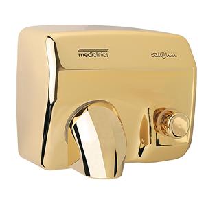 Asciugamani Elettrico da Parete Saniflow Mediclinics Gold per Uso Bagno - Product Image 1