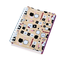 Carnet de voyage classique A5 personnalisé à pois avec spirale pour l'écriture et l'impression