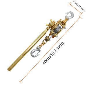 ตัวดึงสายเคเบิลวงล้อ JX-10 1Ton พร้อมตะขอ3อันสำหรับการใช้งานที่คดเคี้ยว - Product Image 5