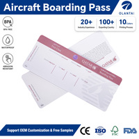 Carte d'embarquement aérien personnalisée en papier, rouleau de billets ATB vierges, carte d'embarquement pour l'enregistrement à l'aéroport, fournisseur en gros