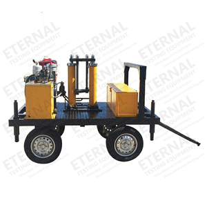 Chất lượng cao tĩnh Cone penetrometer Xe tải kéo loại thâm nhập thử nghiệm CPT máy tính thử nghiệm - Product Image 1