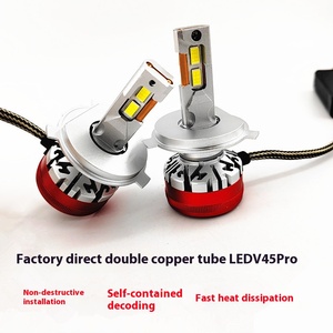 120W Sáu Lõi xe dẫn đèn pha H1 hình dạng 6500K màu plug-and-play phía trước H4 H7 xe đèn pha sản phẩm mới của nhà sản xuất - Product Image 3