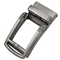 Ceinture en cuir à boucle automatique triple à trois griffes de 3 pouces, tête à tirage inversé, style décontracté, fabriquée en Chine