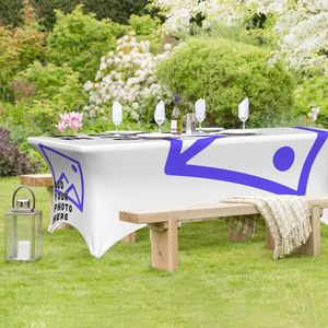 Nappe en Spandex Extensible et Élégante pour Banquets, Mariages, Stock d'Hôtel - Product Image 2