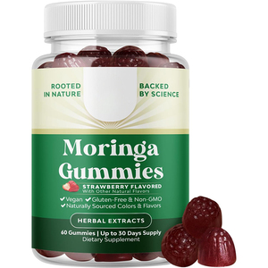 Gummies <span class=keywords><strong>de</strong></span> <span class=keywords><strong>Moringa</strong></span> Bio à l'Huile <span class=keywords><strong>de</strong></span> <span class=keywords><strong>Moringa</strong></span> et aux <span class=keywords><strong>Graines</strong></span> <span class=keywords><strong>de</strong></span> <span class=keywords><strong>Moringa</strong></span> Bio <span class=keywords><strong>pour</strong></span> un Effet Minceur Amélioré – Vente Directe Usine - Product Image 1
