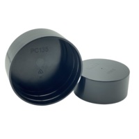 Tapas de PVC para Tuberías, Tapones Redondos Roscados Hembra de Plástico, Tapas Antipolvo para Extremos de Tuberías de Cobre y Aluminio