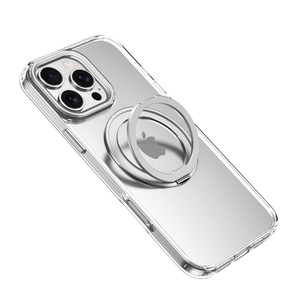 Cover protettiva per custodie/<span class=keywords><strong>Iphone</strong></span> 16 15 e per custodie opache per telefono cellulare con staffa rotante 360 in TPU trasparente a nuvola magnetica - Product Image 1