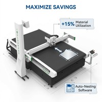 Machine de découpe de cuir CNC avec couteau vibrant pour ceintures, sangles et portefeuilles