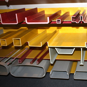 ไฟเบอร์กลาสแบบพัลแตรท์โปรไฟล์โครงสร้างที่กำหนดเอง FRP I beams สำหรับการก่อสร้าง - Product Image 2