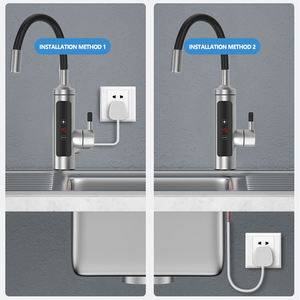 Robinet chauffant électrique de cuisine en acier inoxydable 304, 220V, avec affichage numérique LED, <span class=keywords><strong>chauffe</strong></span>-<span class=keywords><strong>eau</strong></span> instantané - Product Image 5