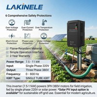 Variateur de fréquence vectoriel LAKINELE haute performance 1,5 kW 2 CV triphasé/monophasé 220 V-380 V CA, protection IP20, contrôle de vitesse du moteur