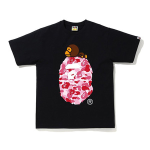 T-shirt respirant et antibactérien <span class=keywords><strong>en</strong></span> coton pur à manches courtes, motif tête d'abeille camouflage, <span class=keywords><strong>marque</strong></span> tendance pour la vente <span class=keywords><strong>en</strong></span> gros transfrontalière - Product Image 2