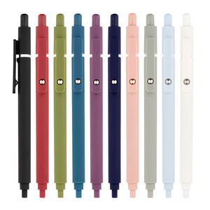 أقلام جل بنقر أصفر وردي بلون الحلوى ، أقلام مخصصة من المطاط الناعم - Product Image 1