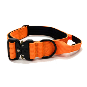 Custom Nylon Tactisch Verstelbare Hondenhalsband Neopreen Gewatteerd Met Metalen Gesp Outdoor Trainingshonden - Product Image 3