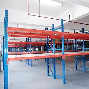 प्रबलित स्टील बीम और समायोज्य स्तरों के साथ तीन पोस्ट भारी शुल्क भंडारण - Product Image 1