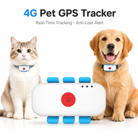 Localizador GPS LBS para Mascotas, Dispositivo Portátil con Geocerca, Alerta de Escape, Batería de Larga Duración, Control por Aplicación, Herramienta Antipérdida para Perros