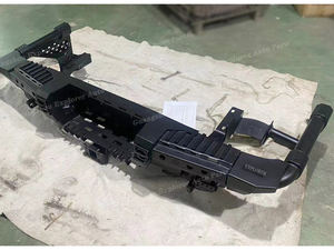 Parachoques Trasero de Acero <span class=keywords><strong>Armando</strong></span> para Hilux Revo Rocco 2021+ con Luz Led y Grillete, Accesorios 4X4 para Facelift de Coche - Product Image 4