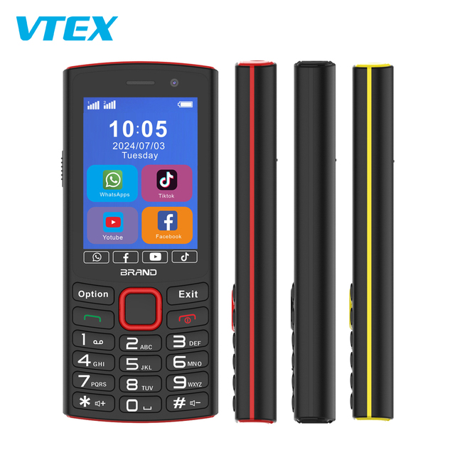 Top Sale 2.8 Inch Mini 4G Small Screen Unlocked Cellphones Basic Functions Low Price Cheap Smart Senior Feature Mobile Phone