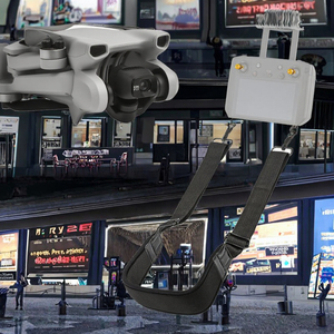 Bán buôn PU Neoprene đen cổ dây đeo vai vành đai gắn kết cho DJI mini 3 PRO <span class=keywords><strong>RC</strong></span> điều khiển từ xa Chống mất bay không người lái phụ kiện - Product Image 5