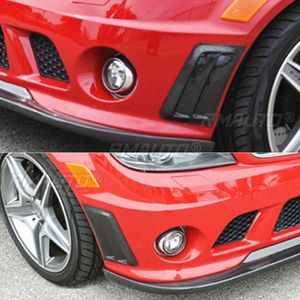 Cubierta de Fibra de Carbono Real para 2 Rejillas de Ventilación Laterales Delanteras del Parachoques para Mercedes Benz W204 C63 AMG 2008 2009 2010 2011 - Product Image 2