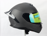 Casques de moto intégraux certifiés TOOP DOT avec grand spoiler électro-plaqué, visière REVO, casques de moto, casco de moto