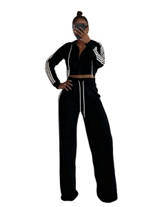 <strong>2026</strong> S-2XL Fashion Boutique Thick Material Jogging <strong>Wear</strong> Two Piece Women's Suits - Product Image 3