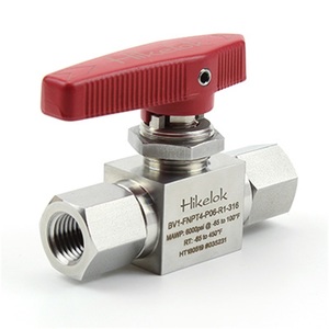 Max. Robinet à bille série BV1 Max. en acier inoxydable 316, 2 voies, 3 voies et à angle, résistant jusqu'à 6000 PSI (413 bars), pour débit varié. Le travail est en marche - Product Image 3