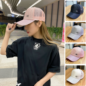 Cappellino estivo da donna in maglia ELM-036 con maglia per accessori di abbigliamento alla moda - Product Image 1