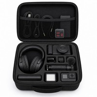 Étui de rangement pour disques en EVA personnalisé avec fermeture éclair, design antichoc et étanche, portable pour l'emballage en gros et logo personnalisé
