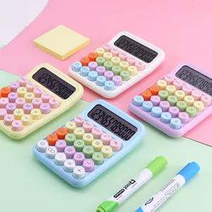 ANI Vente en gros Produit innovant Style Macaron Multifonctionnel 35 touches Calculatrice