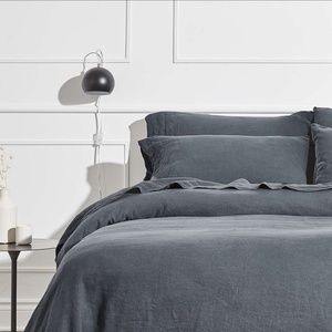 Wholesale Custom 100% Pure Flax Washed Linen <b>Bedding</b> Set for Hotel Duvet Cover Set <b>Bedding</b> <b>Sheets</b> for Wedding - Product Image 4