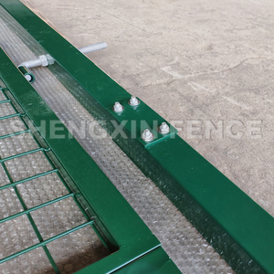 Cổng Kim loại Hàn dây lưới Bảng điều chỉnh cổng trang trại cổng vườn với khóa cho sân chơi - Product Image 5