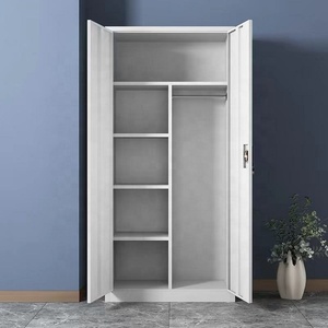 Custom Wardrobe Bedroom Metal Closet <b>Cabinet</b> Home Furniture Steel Cupboard for Kitchen Office Use - Product Image 2