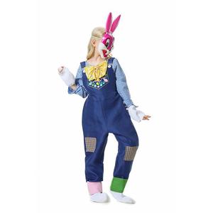Disfraz de conejito a juego para la familia, mono con máscara y guantes para fiesta de Halloween, cosplay, talla para adultos - Product Image 3