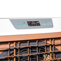 Refroidisseur d'air portable évaporatif JHCOOL JH168 pour extérieur, économie d'énergie, 8000 Cmh, avec une puissance de 380W, refroidisseur d'air pour le désert, CE CB Rohs