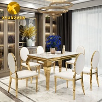 Autre Mobilier de Salle à Manger Commercial – Table à Manger Moderne de Luxe, Ensemble 6 Places, Prix de Gros Abordable, pour la Maison