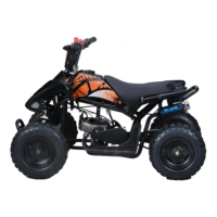 Quad ATV à essence 49cc à démarrage électrique, 2 temps, ABS, acier inoxydable, fabriqué en Chine, avec certification CE, pour enfants, en vente flash