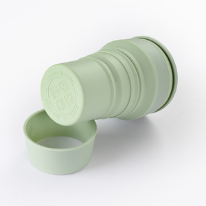 More Silicone <b>Foldable</b> <b>Water</b> <b>Bottle</b> 350Ml 500Ml Collapsible Travel Cup Portable Outdoor Drinkware - Product Image 1