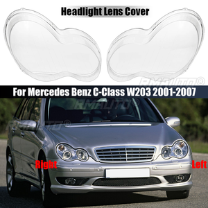 Cubierta de Faro para Mercedes Benz Clase C W203 2001-2007 C180 C200 C230 C260, Carcasa de Faro, Lámpara, Pantalla, Lente de Plexiglás - Product Image 1