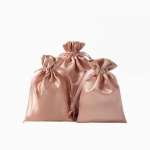 Thickened Geon Silk Eco-Friendly Durable Storage Bag <b>Drawstring</b> Closure-High-end Jewelry Accessories Storage Gift Giving Bag - Product Image 3