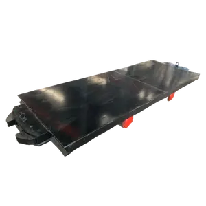 Chine Fabricant Production Tonne Hydraulique Flatbed Transport d'équipements lourds tels que des supports hydrauliques Mine Flat Car