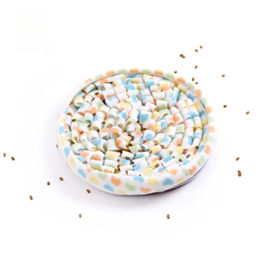 Alfombra Olfativa Redonda Compacta para Perros y Gatos, Alfombra Interactiva para Perros, Alfombra Olfativa Redonda Pequeña para Perros - Product Image 5