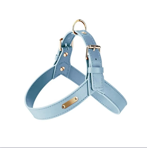 Tali kekang hewan peliharaan bentuk Y luar biasa bahan kulit PU lembut tali dapat diatur desain luar biasa tali pegangan - Product Image 4