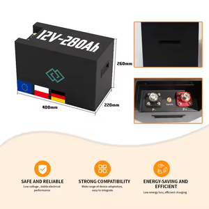 Литиевая батарея RIMDIN FT-12 280Ач 3кВтч с BMS JK, LiFePO4, 12В, комплект из 4 штук для самостоятельной сборки домашней системы хранения солнечной энергии - Product Image 5