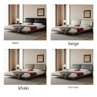 Cama de Plataforma Tatami Japonesa Moderna, Tamaño King/Queen, de Madera Sólida Ecológica, Muebles de Dormitorio, Venta Directa de Fábrica