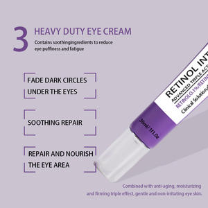 30 मिलीलीटर रेटिनॉल तीव्र ट्रिपल एक्शन आई क्रीम कोरियन स्किनकेयर एंटी-एजिंग डार्क सर्कल फाइन लाइन हाइलूरोनिक एसिड विटामिन सी - Product Image 4